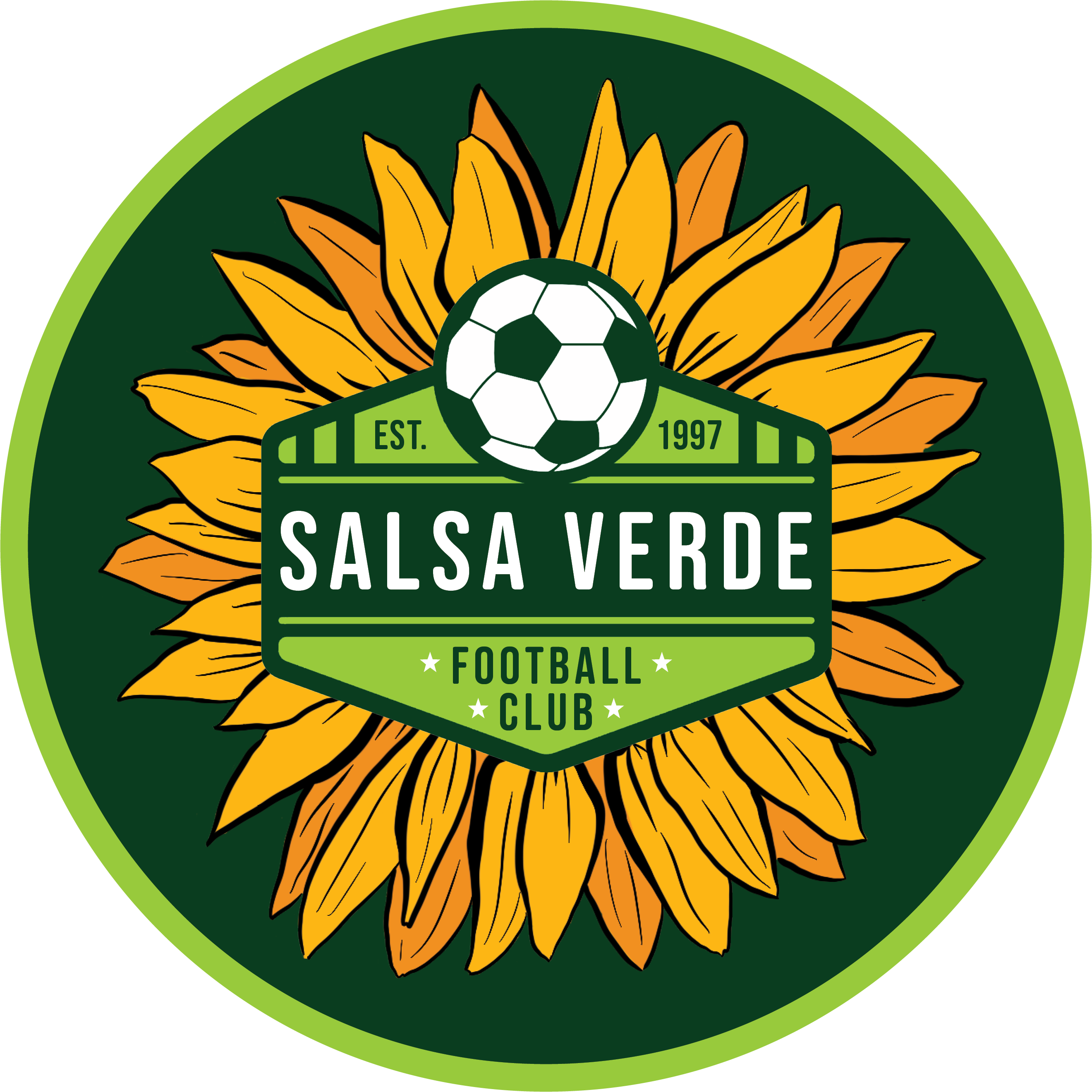 Salsa Verde Soccer Team Logo